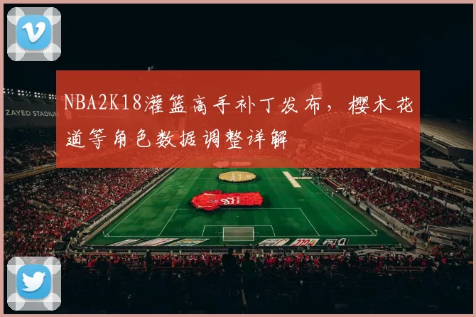 NBA2K18灌篮高手补丁发布，樱木花道等角色数据调整详解