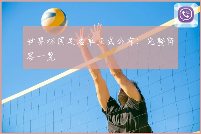 世界杯国足名单正式公布：完整阵容一览